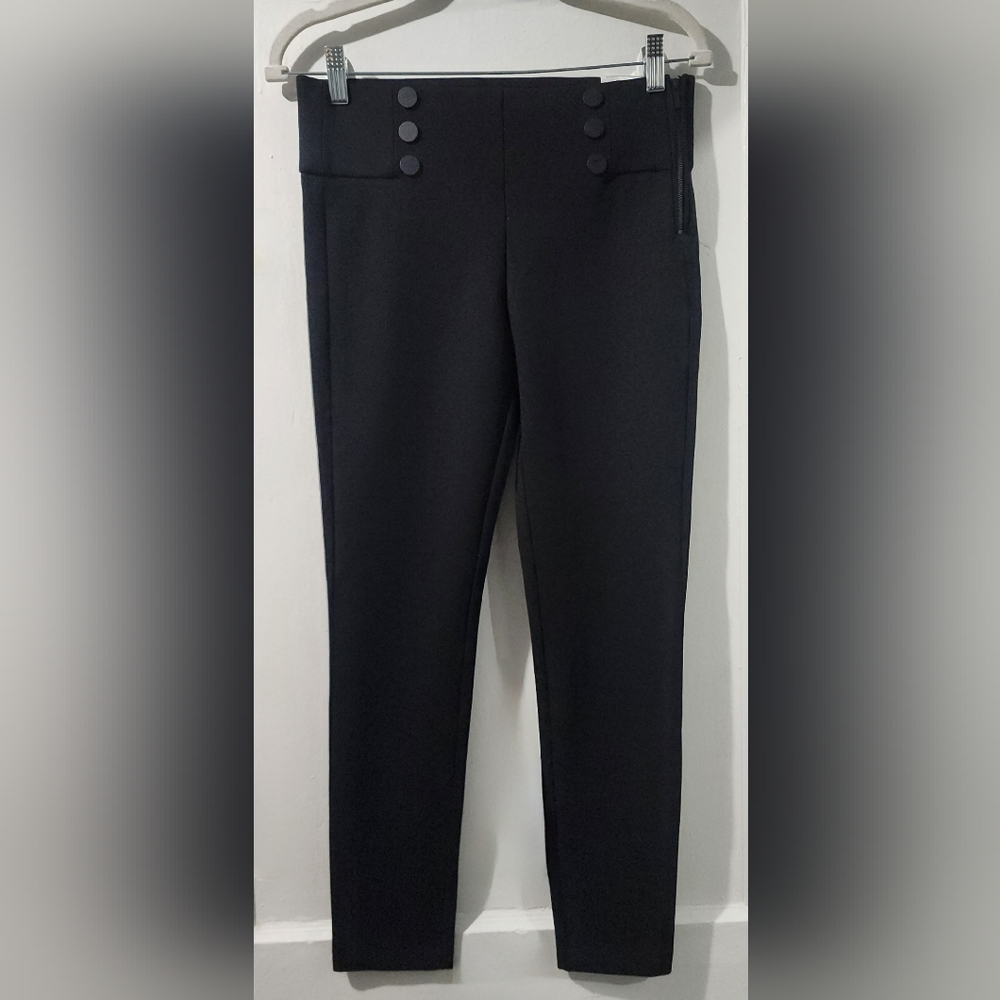 🌷Zara Black Skinny Button-Accent Pants🌷 size:M